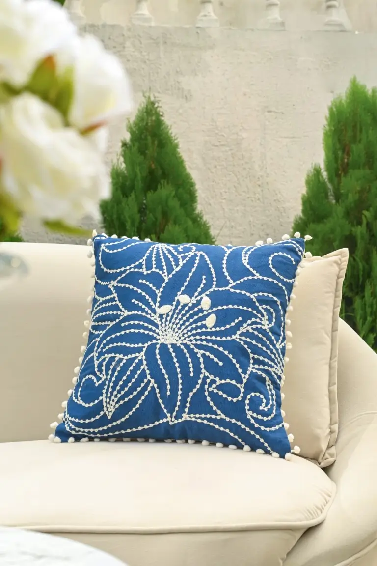Navy Cushion Cover